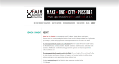 Desktop Screenshot of makeonecitypossible.com